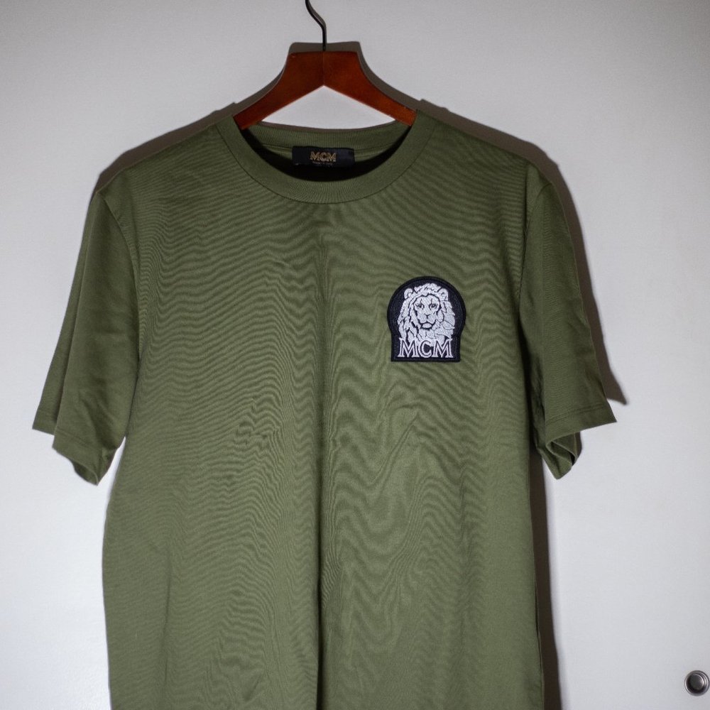 Mcm Lion Patch Tee - image 1